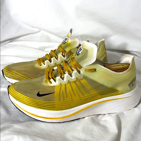 Nike Other - Nike Zoom Fly SP White Dark Citron AJ9282-300